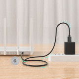 UNITEK Y-C4046BK - USB轉 DC 5.5mm 36W供電線 - 1.5m | 支援5V/9V/12V供電 | 20AWG加粗銅芯導體 | 香港行貨