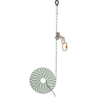 Karam PN920 攀登救生繩 (12mm) + RG08 可拆式繩索抓鉤 -帶繩長度20m | 建造業適用 | 高空工作 | 香港行貨