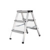 JINMAO 金錨摺疊鋁合金梯AO88-203(符合EN14183)-3步梯 | 高強度踏板 | 防滑梯腳