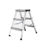 JINMAO 金錨摺疊鋁合金梯AO88-203(符合EN14183)-3步梯 | 高強度踏板 | 防滑梯腳