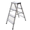 JINMAO 金錨摺疊鋁合金梯LFD88AL(符合EN14183)-4步梯 | 高強度踏板 | 防滑梯腳