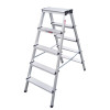 JINMAO 金錨摺疊鋁合金梯LFD115AL(符合EN14183)-5步梯 | 高強度踏板 | 防滑梯腳
