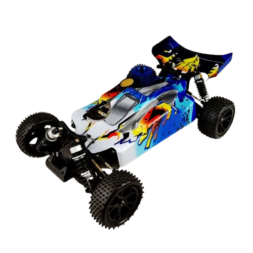 VRX R0070BL 1/10 單速遙控越野車 | 四輪驅動系統 | 甲醇燃油啓動