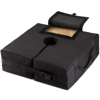 太陽傘底座固定沙袋 - 黑色方形 (不包沙) | 牛津布方形設計 | 防水防曬 | 穩固防風