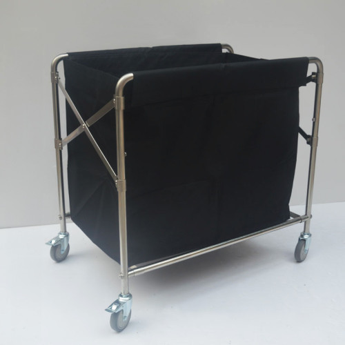 折疊不鏽鋼洗衣車 - 專用黑色布袋 - 一套兩個