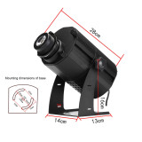 80W LED防水射燈 | logo投影 | 15-20m投射距離