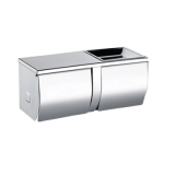 不銹鋼亮光紙巾架 -AK52 | 雙卷紙巾架連烟灰缸 | 家用商用