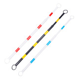 2米雪糕筒PVC固定伸縮連接桿 - 紅白 | 高亮反光 | 固定套環 | 長度可調