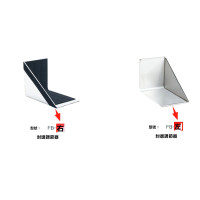 L形不銹鋼封邊板 - FB66大號 (一對左右裝) | 防洪擋水板適配 | 安裝便利