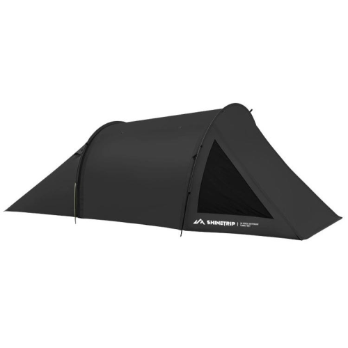SHINETRIP 山趣 05系列 多功能隧道露營帳蓬 - 黑色 | 客臥分離 | 多變展開 | 輕型可摺叠易便携