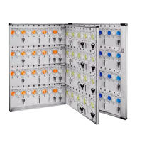 Glosen 金隆興 壁掛式鑰匙管理箱 - 160位 | 鋁合金材質 | 内頁設計 | 3色鑰匙扣