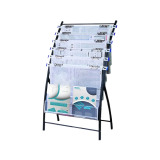 W-2L 金屬移動式報紙收納架 | 網孔防霉 | 分層結構