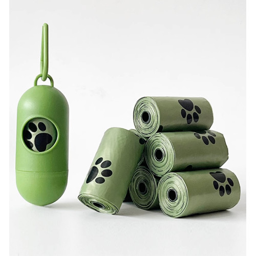 寵物垃圾袋拾便袋 雙面加厚款-30卷 - 總共450個 | 堅韌結實 | 可降解材質 | 承重力佳