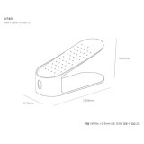韓國 LITEM 鞋分納架 - 白色 | 整齊擺放鞋子 | 擴展鞋櫃内容量