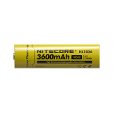 Nitecore NL1836 3600mAh 3.6V 18650 鋰電池 | 500次循環充電 | 適應多種設備需求