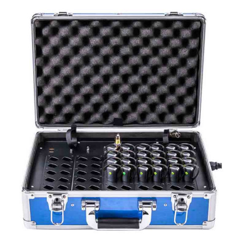 E100T/E101R  導遊講解器解說器專用充電收納箱 (50位)