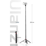 Ulanzi MT-79 2M鋁合金燈架 - 黑色 | 俯仰雲台 | 低重心設計