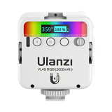 Ulanzi VL49RGB 迷你便攜式LED補光燈 - 白色 | 雙色溫攝影燈 | 3 種燈光模式