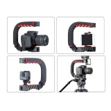 Ulanzi U-Grip Pro 多功能馬鞍攝影支架 - 黑色 | 多設備相容 | 多口拓展