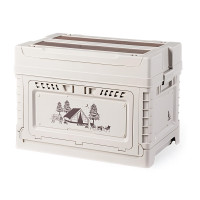 Naturehike 凌越S 露營收納箱(CNH22SN019) - 雙層-50L+5L | 頂蓋儲物 | 箱體可摺叠 | 單手取物