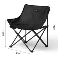 Naturehike Stellaluna T01 露營月亮椅(CNH23JU13002) - 黑色-L碼 | 1秒展開 | 梳化式坐感 Naturehike Stellaluna T01 露營月亮椅(CNH23JU13002) - 黑色-L碼 | 1秒展開 | 梳化式坐感