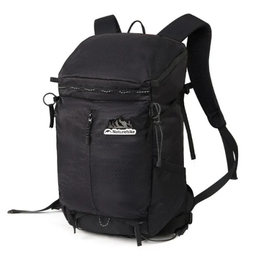 Naturehike 氦系列 輕量登山包(CNK2300BB017) - 黑色-25L | 高分子面料 | 可調節胸腰帶