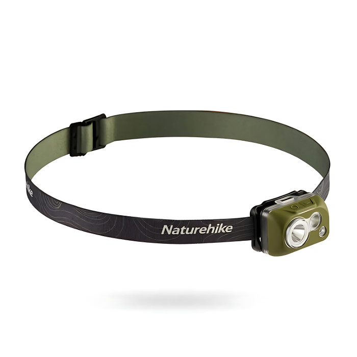 Naturehike 高防水戶外電池款頭燈(CNK2300DQ016) - 綠色 | 多檔調光 | 45°角度調節