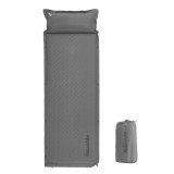Naturehike D01 自動充氣睡墊附枕頭(CNK2300DZ014) - 灰色(6cm厚) | 防水防潮 | 快速自動充氣