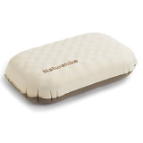 Naturehike 羽骨 海綿充氣枕頭(CNK2300DZ024) - 香檳棕色-大碼 | 三防面料 | 軟硬可調
