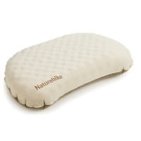 Naturehike 羽骨 海綿充氣枕頭(CNK2300DZ024) - 香檳棕色-加大碼 | 三防面料 | 軟硬可調