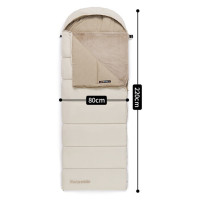 Naturehike 信封式溫控棉睡袋(CNK2300SD021) - 棕色(左拉鏈) | 快速升溫 | 獨立暖脚區 Naturehike 信封式溫控棉睡袋(CNK2300SD021) - 棕色(左拉鏈) | 快速升溫 | 獨立暖脚區