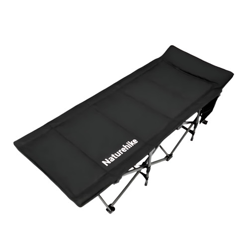 Naturehike 星野 戶外折疊行軍床(CNK2300WS010) - 黑色 | 加厚棉內襯 | 堅固​​耐用