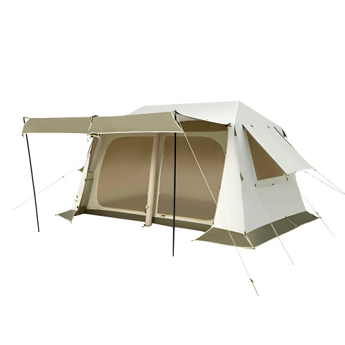 Naturehike 屋脊8.5 充氣帳篷(CNK2300ZP019) - 米色 | 一體式氣柱 | 13㎡使用面積