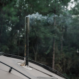 Naturehike 山坻 輕量化兩房一廳帳篷(CNK2300ZP030) - 灰色 | 雙層帳門 | 雙挑桿結構