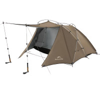 Naturehike Hillock6 一室一廳帳篷(CNK2300ZP040) - 棕色 | 易於搭建和攜帶