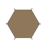 Naturehike Cloud Boundar 六角速開天幕(CNK230WS014) - 地墊 | 防潮防水 | 易清潔