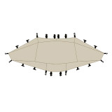 Naturehike Cloud Boundar 六角速開天幕(CNK230WS014) - 大號連結件 | 防潮防水 | 易清潔