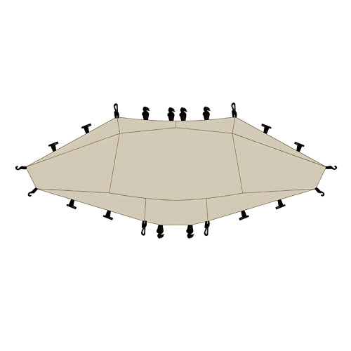 Naturehike Cloud Boundar 六角速開天幕(CNK230WS014) - 大號連結件 | 防潮防水 | 易清潔