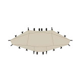 Naturehike Cloud Boundar 六角速開天幕(CNK230WS014) - 中號連接件 | 防潮防水 | 易清潔