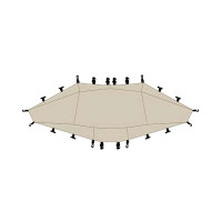 Naturehike Cloud Boundar 六角速開天幕(CNK230WS014) - 中號連接件 | 防潮防水 | 易清潔