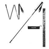 Naturehike AirRush 碳纖維折疊快收行山杖(CNK2350DS010) - 105cm | 一拉固定 | 3K碳釺維