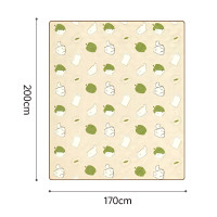 Naturehike Happy Ultrasonic 戶外野餐墊(CNK2350WS010) - 悠閒貓趣(170*200cm) | 5層加厚 | 雙面防污