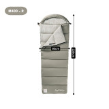 Naturehike Warmy 信封附帽棉睡袋(CNK2350WS023) - 綠色(M400-右開口) | 可機洗 | 可拼接