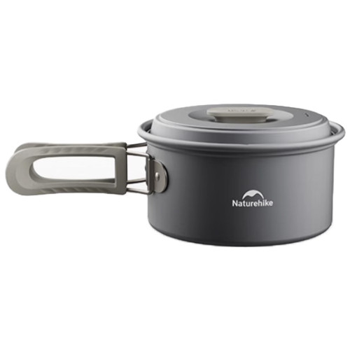 Naturehike 鋁合金露營廚具(CNK2450CF010) - 鍋(1.7L) | 防燙把手 | 防刮耐磨