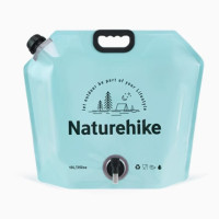 Naturehike 凌沃 戶外折疊水袋(CNK2450CF027) - 藍色(10L) | 可調節出水口 | 收納方便