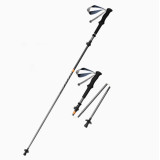 Naturehike 長風UL 碳鋁五節折疊登山杖(CNK2450DS012) - 灰色(115-135cm) | 收納體積小 | 高承重外鎖