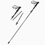 Naturehike 長風PRO 全鋁五節折疊登山杖(CNK2450DS013) - 黑色(115-135cm) | 五節折疊 | 輕便耐用