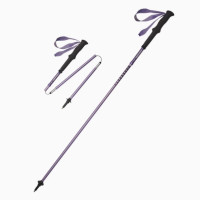 Naturehike 輕風Pro 四節折疊登山杖(CNK2450DS016) - 紫色(130cm) | 全鋁材質 | 速開彈扣鎖