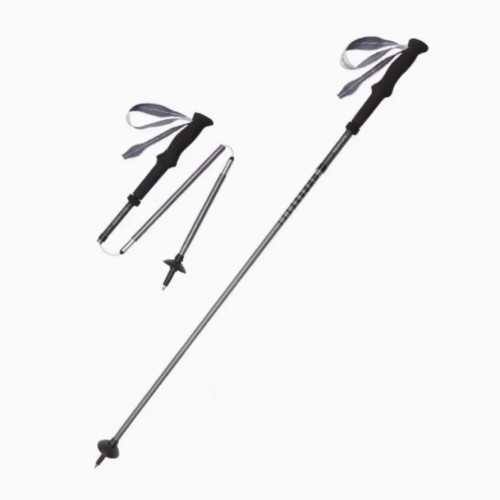 Naturehike 輕風UL- 碳鋁四節折疊登山杖(CNK2450DS017) - 寶石藍(110cm) | 高強度杖桿 | 鎢鋼杖尖