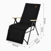 Naturehike Nightfall T08 速開折疊躺椅(CNK2450JJ016) - 黑色 | 三檔調節 |腳托一體